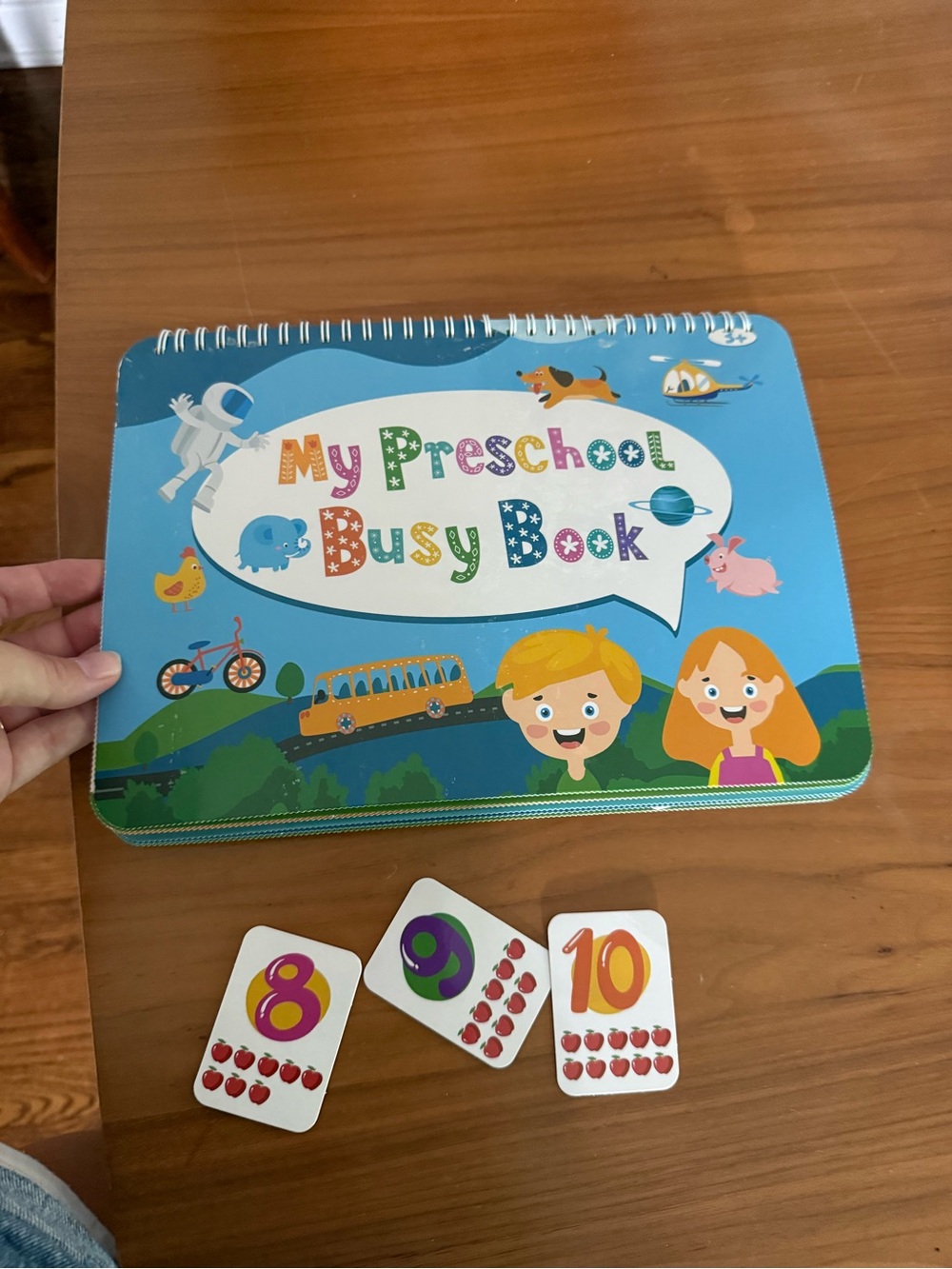 My Preschool Busy Book - Blue Educational Activity Set